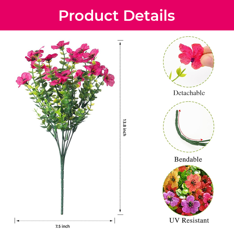 UV-Resistant Outdoor Flowers | Zero Maintenance Color | 50% OFF Today