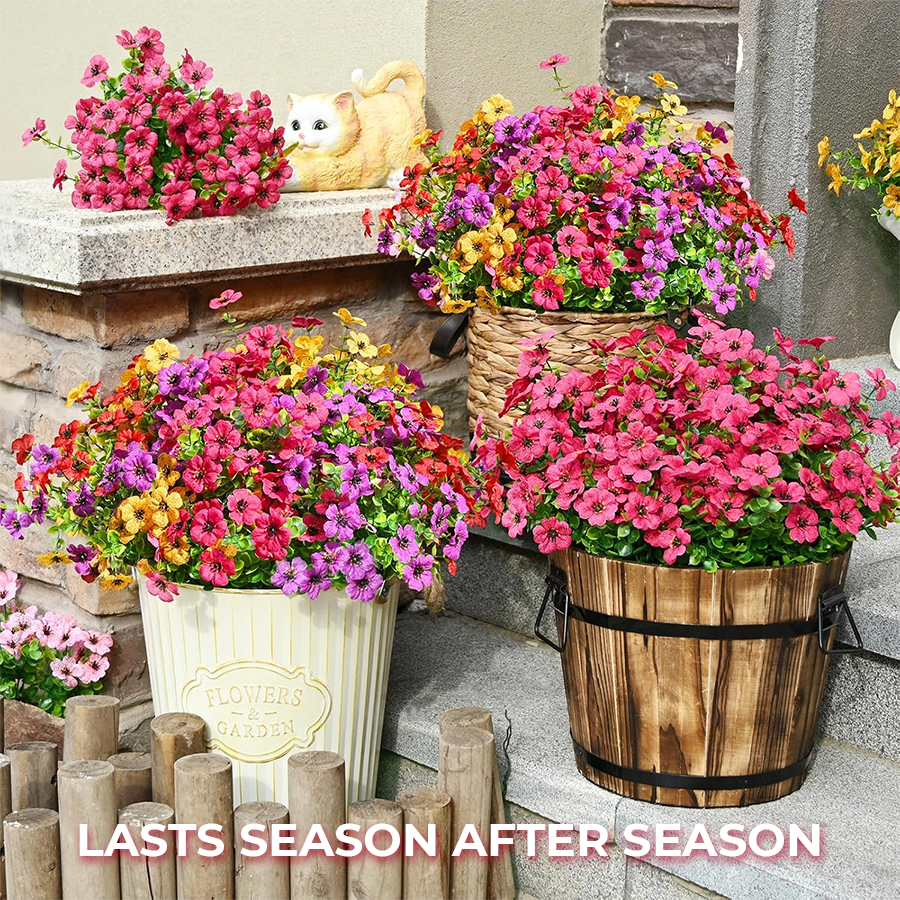 UV-Resistant Outdoor Flowers | Zero Maintenance Color | 50% OFF Today
