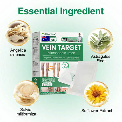 🦵🦵🦵Clearena® VeinTarget Microneedle Patch —— Once Daily, Visible Results in 7 Days