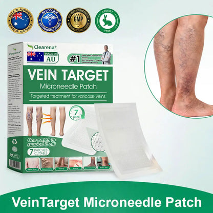 🦵🦵🦵Clearena® VeinTarget Microneedle Patch —— Once Daily, Visible Results in 7 Days