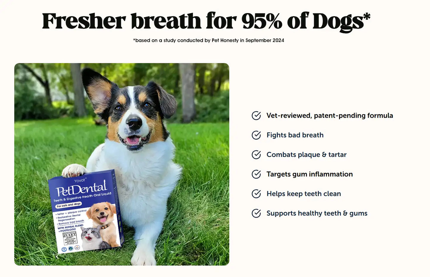 [ Official Store ] Yovot® Pet Dental & Digestive Health Oral Liquid–Freshen Breath, Remove Tartar & Promote gum regeneration, stabilize teeth (for Cats & Dogs)  – Save 70% Today!